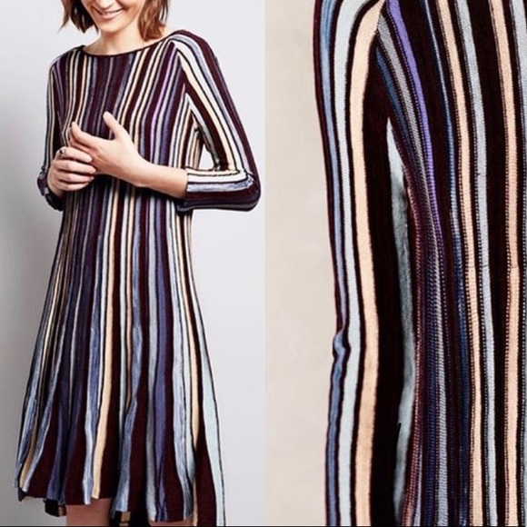 Moth Nora Knit Swing Dress by Anthropology - Picture 4 of 4